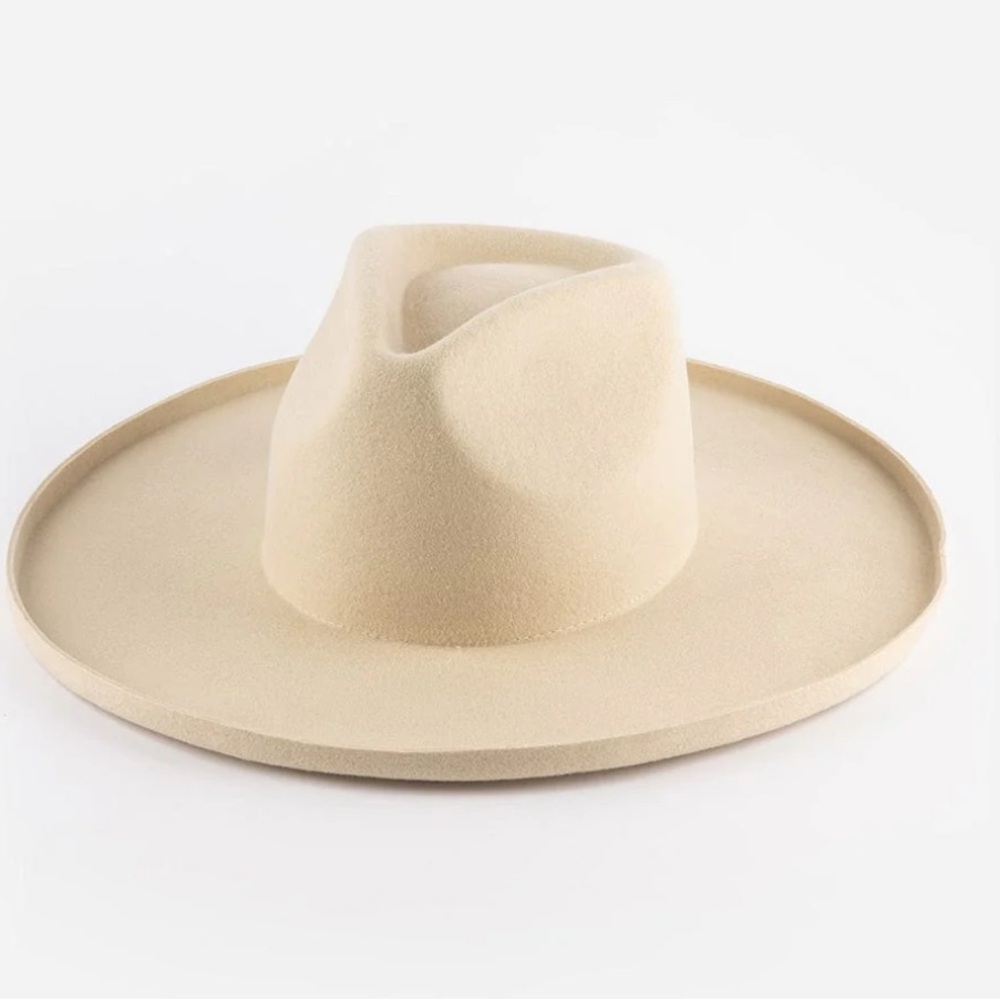 GIGI PIP x Cara Loren Amelia Pencil Brim Fedora Cowgirl Hat Australian Wool S/M